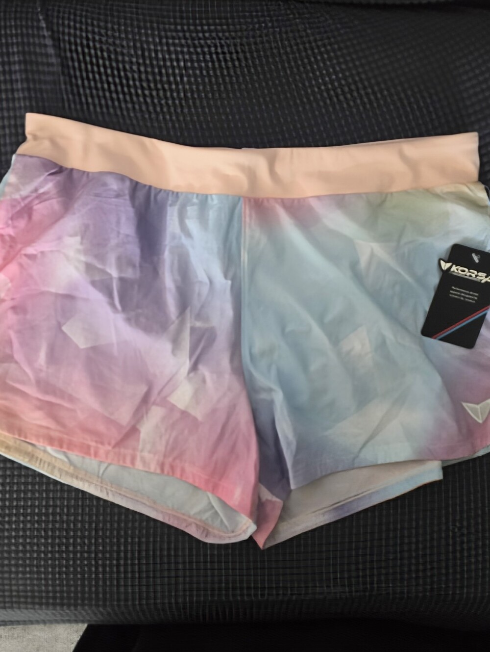 Korsa Pastel Tie Dye 3" Active Shorts